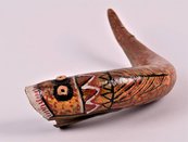 Hornschnitzerei Fisch