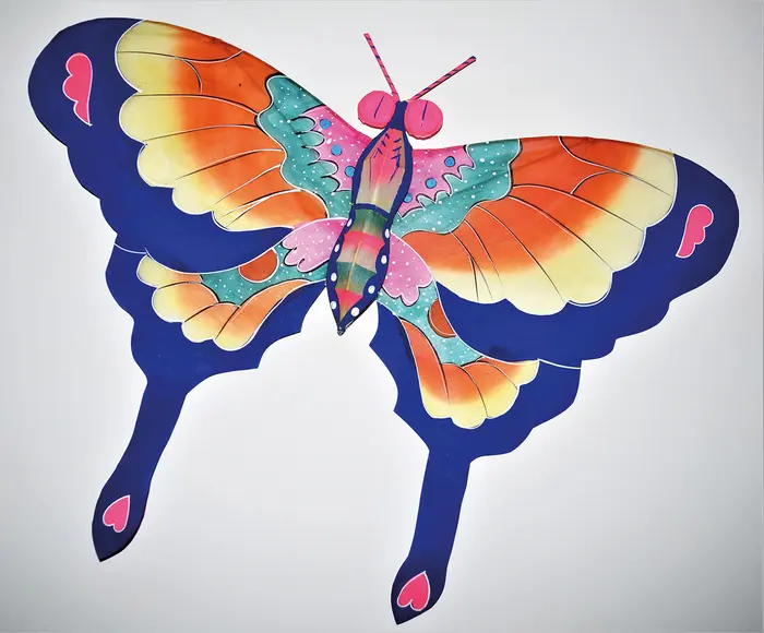 Papierdrachen, Sammlung Scheps/Glöckner im Völkerkundemuseum Herrnhut