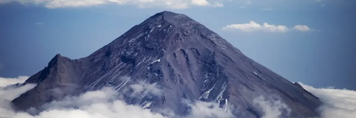 Luftaufnahme des Popocatépetl